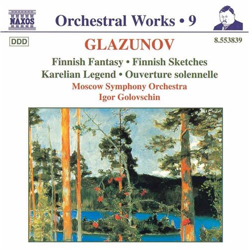 Glazunov (1865-1936) - Orch.works Vol.9: Golovschin / Moscow So - Import CD