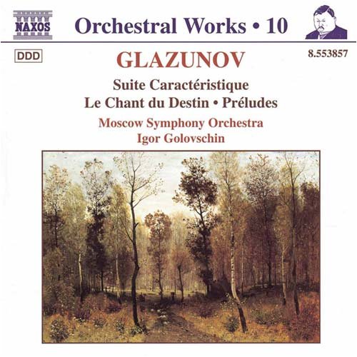 Glazunov (1865-1936) - Orch.works Vol.10: Golovchin / Moscow.so - Import CD