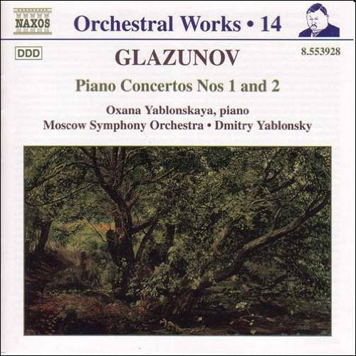 Glazunov (1865-1936) - Piano Concertos.1, 2: Yablonskaya(P)yablonsky / Moscow.so - Import CD