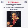 Kodaly Quartet - Beethoven: String Quartets Nos 7 & 11 - Import CD