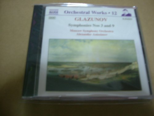 Glazunov (1865-1936) - Sym.3, 9: Anissimov / Moscow.so (Orch.works Vol.12) - Import CD