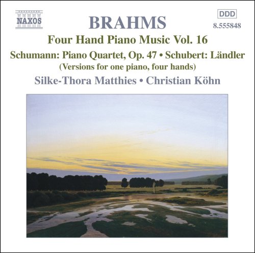 Schumann, Robert (1810-1856) - (Piano Duo)piano Quartet: Matthies Kohn(Brahms 4 Hands Vol.16) - Import CD
