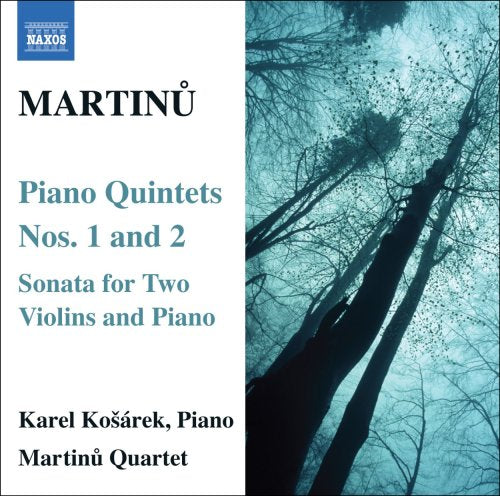 Martinu (1890-1959) - Piano Quintet.1, 2, Sonata For 2 Violins & Piano: Kosarek(P)Martinu Q - Import CD