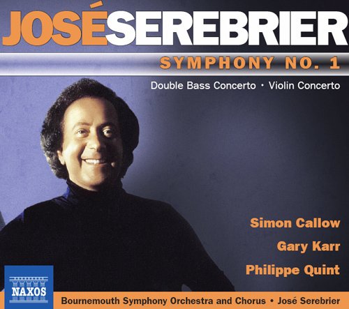 Serebrier, Jose (1938-) - Symphony No, 1, Nueve, Violin Concerto, etc : Serebrier / Bournemouth So & Cho, Gary Karr(Cb)Quint Riddell(Vn) - Import CD