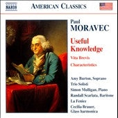 Trio Solisti - P.Moravec: Useful Knowledge, Vita Brevis, Characteristics - Import CD