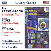 David Alan Miller, National Orchestra Institute Philharmonic - Corigliano, John (1938-) Corigliano Symphony No.1, Torke, Copland : D.A.Miller / National Orchestral Institute Philharmonic - Import CD