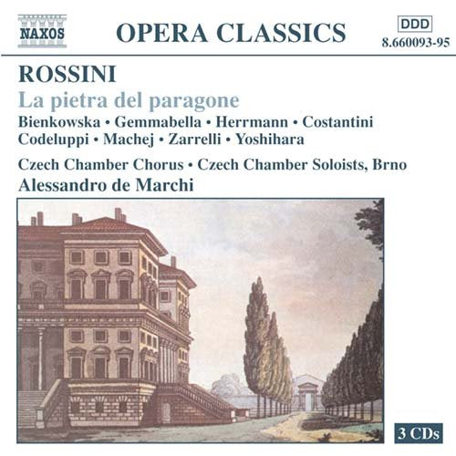 Rossini (1792-1868) - Pietra Del Paragone: De Marchi / Bruno Czech Chamber Soloists & Cho, Etc - Import 3 CD