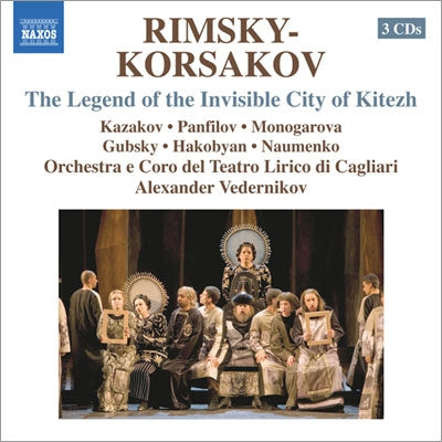 Alexander Vedernikov - Rimsky-Korsakov: The Legend of the Invisible City of Kitezh and the Maiden Fevronia - Import 3 CD
