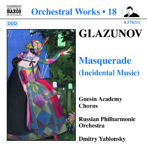Glazunov (1865-1936) - Masquerade, Romantic Intermezzo, etc : D.Yablonsky / Russian Philharmonic - Import CD