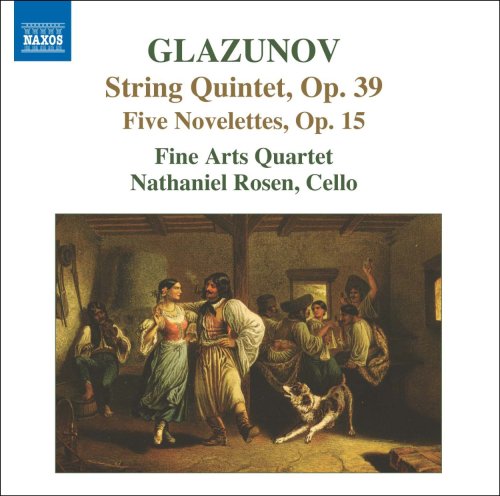 Glazunov (1865-1936) - String Quintet, 5 Novelettes: Fine Arts Q N.rosen(Vc) - Import CD