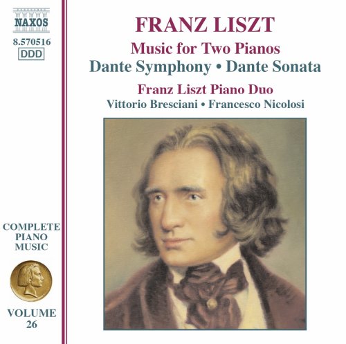 Liszt (1811-1886) - Complete Piano Works Vol.26-dante Symphony: Franz Liszt Piano Duo Etc - Import CD