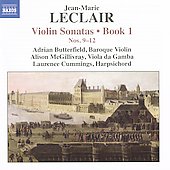 Adrian Butterfield - J.M.Leclair: Violin Sonatas Book.1: No.9-No.12 / Adrian Butterfield, Alison McGillivray, Laurence Cummings - Import CD