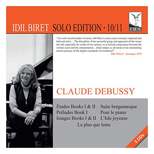 Debussy (1862-1918) - Etudes, Preludes Book, 1, Images, Suite Bergamasque: Biret(P)(2CD) - Import 2 CD