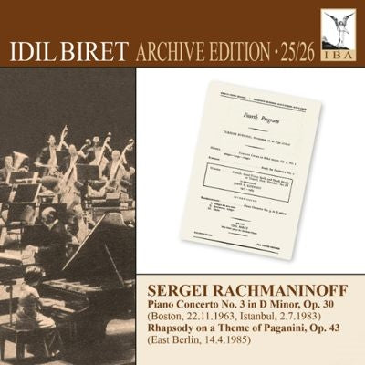Idil Biret, Sarica, Dalkilic, Erdinc(P)Aykal / Bilkent Symphony Orchestra Bach, Johann Sebastian (1685-1750) - Rachmaninov, Sergei：Piano Concerto No.3, Paganini Rhapsody :A.Dimitreev / Leningrad Philharmonic (1983)etc. - Import 2 CD