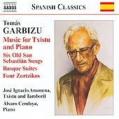 Jose Ignacio Ansorena - Garbizu: Music for Txistu & Piano / Jose Ignacio Ansorena, Alvaro Cendoya - Import CD
