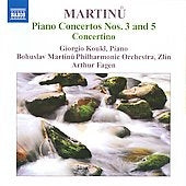 Giorgio Koukl - Martinu: Piano Concertos No.3, No.5, Piano Concertino H.269 - Import CD