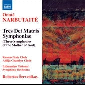 Robertas Servenikas - O.Narbutaite: Tres Dei Matris Symphoniae (Three Symphonies of the Mother of God) - Import CD