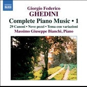 Massimo Giuseppe Bianchi - G.F.Ghedini: Complete Piano Music Vol.1 - Import CD