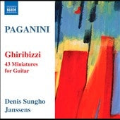 Denis Sung-ho Janssens - Paganini: Ghiribizzi - 43 Miniatures for Guitar - Import CD