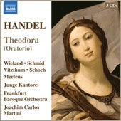 Joachim Carlos Martini - Handel: Oratorio "Theodora" All Songs - Import 3 CD