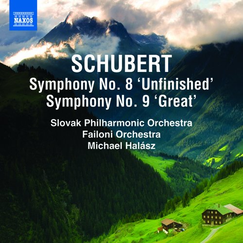 Schubert (1797-1828) - Symphonies Nos.8, 9 : Halasz / Slovak Philharmonic, Budapest Failoni Chamber Orchestra - Import CD