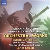 Patrick de Ritis, Enrico Caruso, Würzburg Philharmonic Orchestra - Orchestral Works - Paganini, Rossini, Verdi, Puccini, Respighi - Import CD