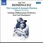José Luis Domínguez, Santiago Philharmonic Orchestra - Dominguez, Jose Luis (1971-) The Legend Of Joaquin Murieta : Jose Luis Dominguez / Santiago Philharmonic (2Cd) - Import 2 CD