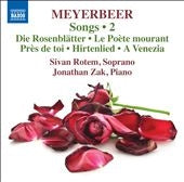 Sivan Rotem, Jonathan Zak - Meyerbeer: Songs Vol.2 - Import CD
