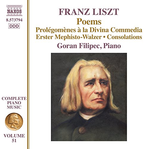Liszt (1811-1886) - Complete Piano Works Vol.51-poems: Filipec(P) - Import CD