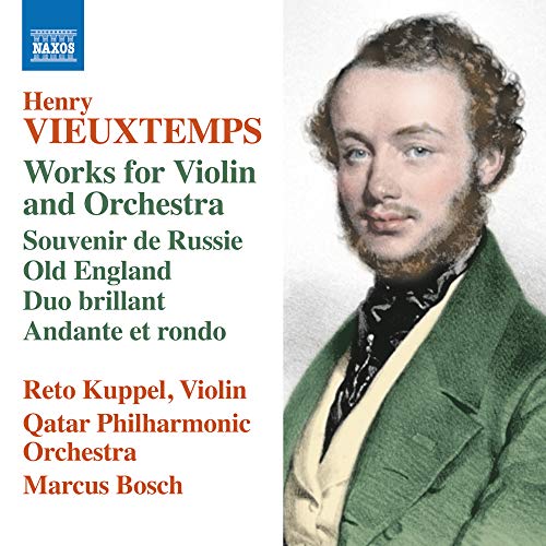 Vieuxtemps (1820-1881) - Works For Violin & Orch: Kuppel(Vn)M.bosch / Qatar Po - Import CD