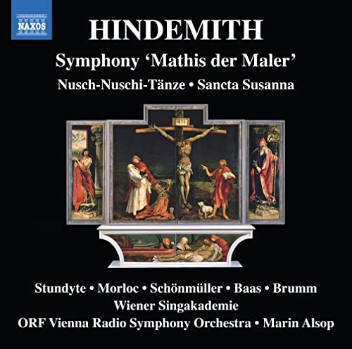Hindemith (1895-1963) - Mathis der Maler(Symphony), Sancta Susanna, etc : Marin Alsop / Vienna Radio Symphony Orchestra, Ausrine Stundyte, Renee Morloc, etc - Import CD
