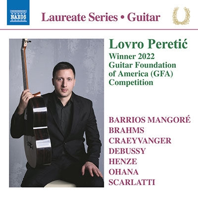 Lovro Peretic -  Lovro Peretic: Winner 2022 Guitar Foundation Of America Competition - Import CD