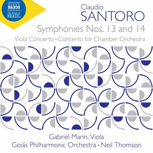 Neil Thomson、Goiás Philharmonic Orchestra、Gabriel Marin - Santoro:Symphony No.13&14 - Import CD