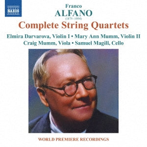 Alfano, Franco (1875-1954) - String Quartet, 1, 2, 3, : Darvarova M.a.mum(Vn)C.mumm(Va)S.magill(Vc) - Import CD