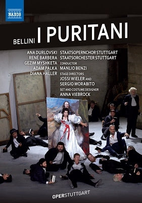 Manlio Benzi, Stuttgart State Opera Orchestra, Stuttgart State Opera Chorus - Bellini (1801-1835) I Puritani : Wieler & Morabito, Benzi / Stuttgart State Opera, Bracht, Palka, Durlovski, Etc (2018 Stereo)(2Dvd) - Import 2 DVD