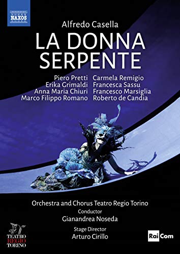 Casella (1883-1947) - La Donna Serpente : Cirillo, Noseda / Teatro Regio Torino, Pretti, Remigio, Grimaldi, Sassu, etc (2016 Stereo) - Import DVD