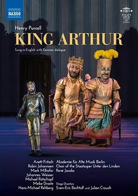 Purcell (1659-1695) - King Arthur : Bechtolf & Crouch, Rene Jacobs / Akademie Fur Alte Musik Berlin, Anett Fritsch, Benno Schachtner, etc (2017 Stereo) - Import DVD