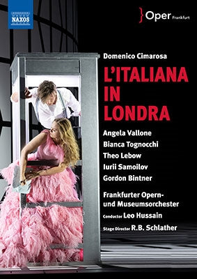 Leo Hussein, Frankfurt Opera Orchestra, Angela Varone, Zoren Mainegene - Cimarosa (1749-1801) L'Italiana In Londra : Schlather, Hussain / Frankfurt Opera, Vallone, Tognocchi, Lebow, Etc (2021 Stereo) - Import DVD