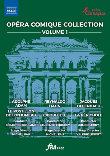Sébastien Rouland、Orchestre de l'Opéra de Rouen Haute-Normandie、Laurence Equilbey、Toulon Opera Symphony Orchestra、Accentus、Julien Leroy、Orchestre de chambre de Paris - Opera Comique Collection Vol.1 -Adolphe Adam, Reynaldo Hahn, Offenbach - Import 3 DVD