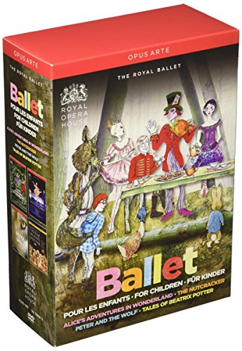 Ballet & Dances Classical - Royal Ballet : Ballet for Children -Alice's Adventures, Nutcracker, Peter & Wolf, Beatrix Potter (4DVD) - Import 4 DVD Box