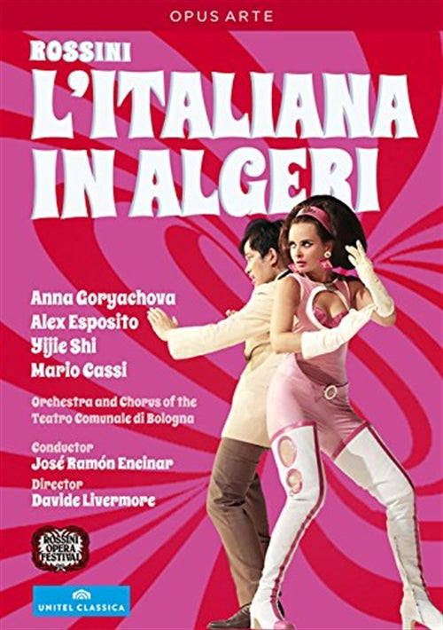 Rossini (1792-1868) - L'Italiana in Algeri : Livermore, Encinar / Teatro Comunale di Bologna, Goryachova, Esposito, etc (2013 Stereo) - Import DVD