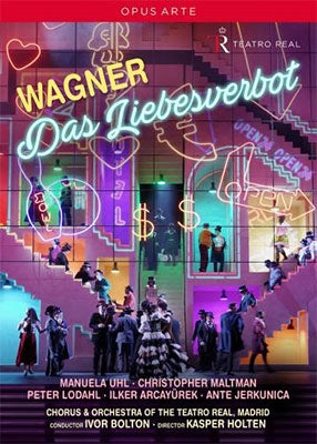 Ivor Bolton, Madrid Royal Theatre Orchestra - Wagner (1813-1883) Das Liebesverbot : K.Holten, Ivor Bolton / Teatro Real Madrid, M.Uhl, Maltman, Lodahl, Etc (2016 Stereo) - Import DVD