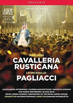 Antonio Pappano, Royal Opera House Orchestra, Covent Garden - Mascagni / Leoncavallo Mascagni Cavalleria Rusticana, Leoncavallo I Pagliacci : Michieletto, Antonio Pappano / Royal Opera House, Aleksandrs Antonenko, Etc (2015 Stereo) - Import DVD