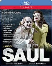 Ivor Bolton, Age of Enlightenment Orchestra - Handel (1685-1759) Saul : Kosky, I.Bolton / Age Of Enlightenment Orchestra, Purves, I.Davies, L.Crowe, S.Bevan, Etc (2015 Stereo)(Glyndebourne) - Import Blu-ray Disc