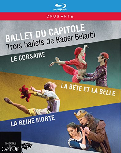 Ballet & Dances Classical - Ballet du Capitole : Trois Ballets de Kader Belarbi -Le Corsaire, La Bete et la Belle, La Reine Morte (3BD) - Import 3 Blu-ray Disc