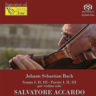 Salvatore Accardo - Bach: Sonatas & Partitas For Solo Violin - Import 2 SACD Hybrid Limited Edition