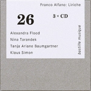 Alexandra Flood - Alfano, Franco (1875-1954) Songs - Import 3 CD Box Set