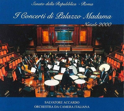 Salvatore Accardo, Orchestra da Camera Italiana - Concert at Madama Palace - Christmas 2000 - Import 2 CD Limited Edition