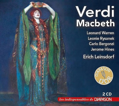 Erich Leinsdorf - Verdi : Macbeth : MET Opera, Warren, Rysanek, Bergonzi, Hines, etc. - Import 2 CD