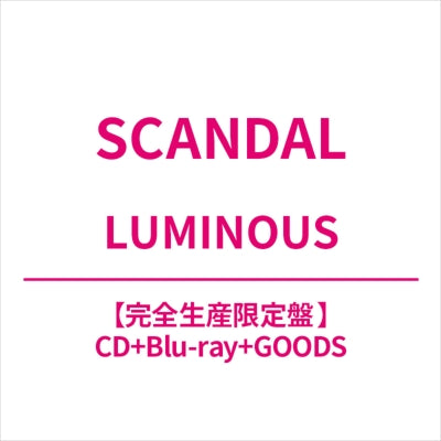 Scandal - Luminous  - Japan CD+Blu-ray Disc+Long sleeve T-shirt (L size) + 4-cut photo (set of 5)Limited Edition